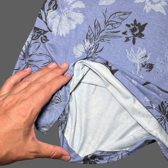 Travis Mathew Featherweight Cruise Polo Heather Violet Storm XXL GUC - Picture 3 of 11